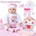 Reborn Doll Clothing Set with Bassinet Accessories