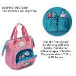 HappyVk Unicorn Baby Doll Diaper Bag Set