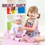 Reborn Doll Clothing Set with Bassinet Accessories