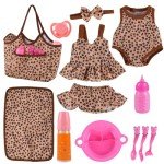 11-Piece Baby Doll Outfit & Accessory Set