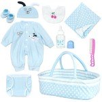 Reborn Baby Boy Outfit Set with Accessories