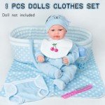 Reborn Baby Boy Outfit Set with Accessories