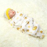 Reborn Dolls Diaper, Swaddle Blanket & Hat Set