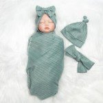 Reborn Doll Clothes & Swaddle Blanket Set 4 Pieces