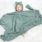 Reborn Doll Clothes & Swaddle Blanket Set 4 Pieces