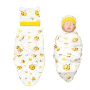 Soft Cotton Swaddle Blanket for 17-22 Inch Reborn Dolls
