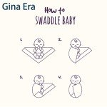 Gina Era Cotton Swaddle Blankets for Babies