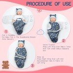 Soft Cotton Bear Blanket Set for Reborn Dolls