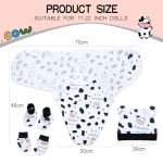 Adorable Swaddle Blanket Set for Reborn Dolls