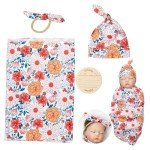 22-Inch Reborn Baby Doll Swaddle Set - 4 Pieces