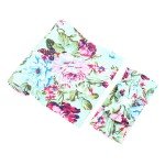 Flower Print Receiving Blanket and Headband Set