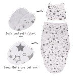 Reborn Baby Doll Swaddle Blanket and Hat Set