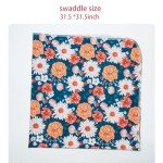 Reborn Baby Doll Swaddle Blanket and Hat Set