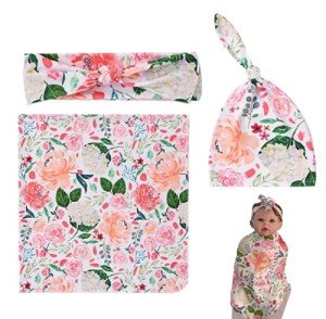 Floral Swaddle Set for 18-24" Reborn Dolls