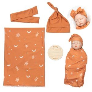 Yellow Starlight Blanket for Reborn Baby Dolls