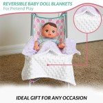 Reversible Baby Doll Blanket Set for All Sizes