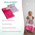 Reversible Baby Doll Blanket Set for All Sizes