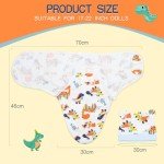 Dinosaur-Themed Outfit Set for Reborn Baby Dolls