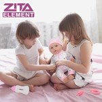 ZITA ELEMENT 12 Inch Reborn Baby Doll Playset