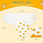 Adjustable Swaddle Hat Set for Reborn Baby Dolls