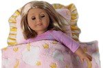 Whitney Pink Clouds Doll Blanket and Pillow Set