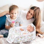 DONTNO 12-Inch Reborn Baby Doll with Accessories