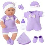 12-Inch Reborn Baby Doll Playset with Accessories