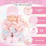 11-Piece Baby Doll Clothes & Bassinet Set