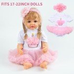 Pink Tutu Outfit Set for Reborn Girl Dolls