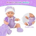 12-Inch Reborn Baby Doll Playset with Accessories