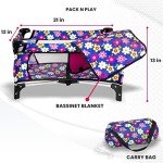 Doll Crib Set with Blanket and Carry Bag