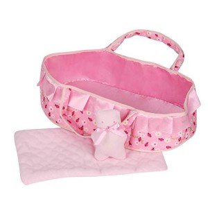 Portable Doll Cradle and Carrier for 12-Inch Dolls