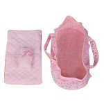 Portable Doll Cradle and Carrier for 12-Inch Dolls