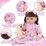 8-Piece Baby Doll Clothes Set with Bassinet