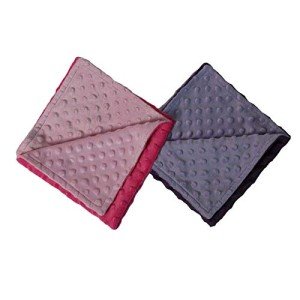 Reversible Pink & Purple Baby Doll Blanket Set