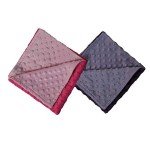 Reversible Pink & Purple Baby Doll Blanket Set