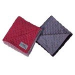 Reversible Pink & Purple Baby Doll Blanket Set