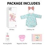 Felicia 17-Inch Lifelike Reborn Baby Doll