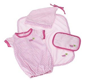 Reborn Doll Eco Diapers 4-Pack - Pink/White/Grey