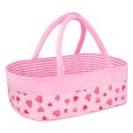 Pink Foldable Bassinet for Reborn Baby Dolls