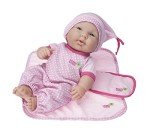 Reborn Doll Eco Diapers 4-Pack - Pink/White/Grey