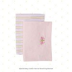 Soft Cotton Flannel Receiving Blankets for Girls