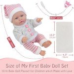 K.T. Fancy 10-Inch Vinyl Baby Doll Playset