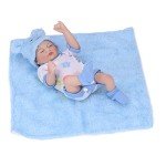 10" Washable Reborn Baby Doll Set (Blue Boy)