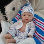 Myrebaby 7-Inch Silicone Reborn Baby Boy Justin