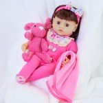 Floral Baby Doll Clothes Set with Bassinet