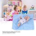 10" Washable Reborn Baby Doll Set (Blue Boy)