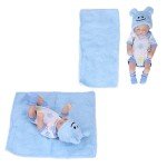 10" Washable Reborn Baby Doll Set (Blue Boy)