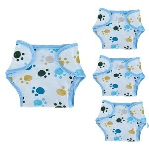 4 Pack Reborn Baby Doll Diapers and Accessories