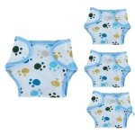 4 Pack Reborn Baby Doll Diapers and Accessories